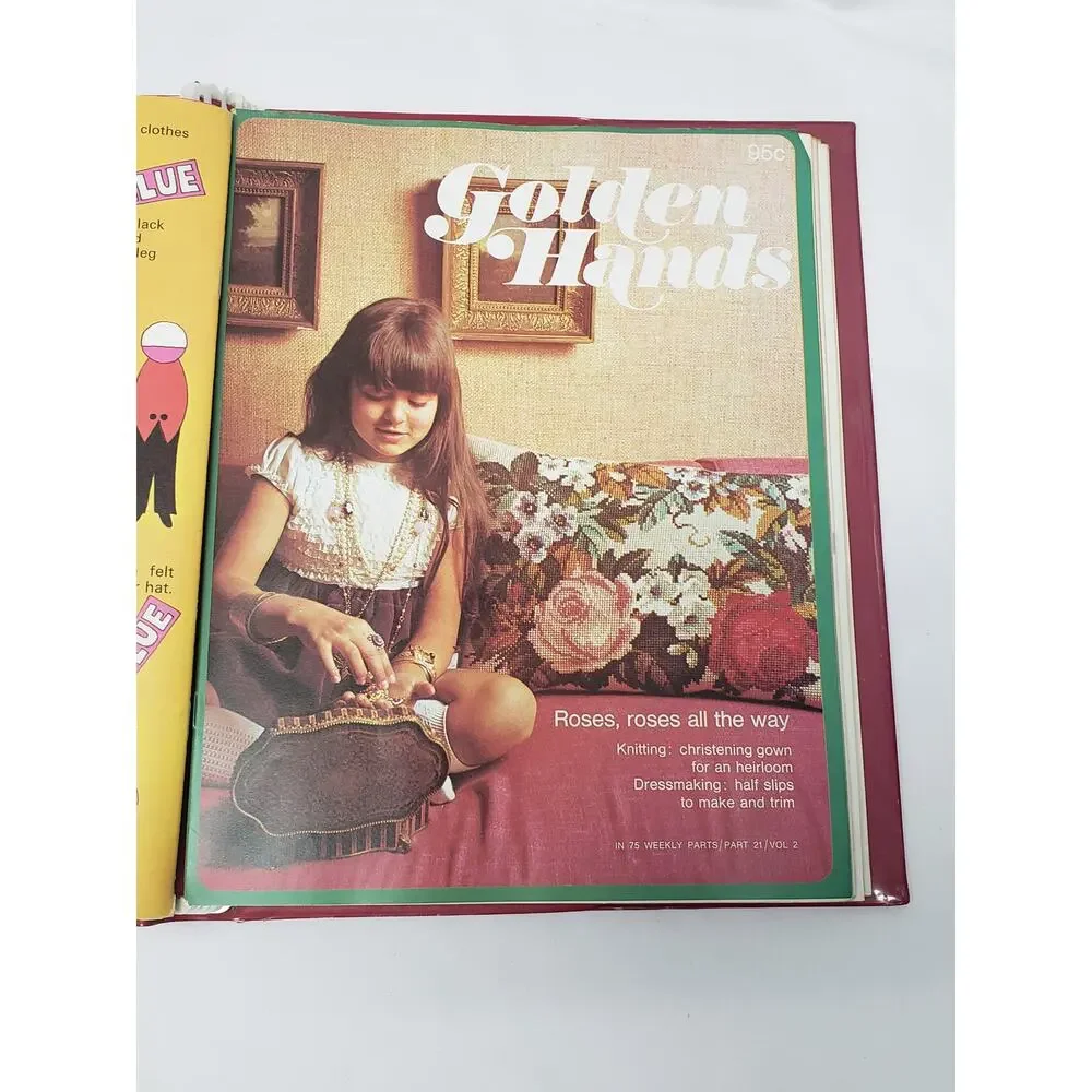 Vintage Golden Hands Volume 2 Sewing Crochet Knitting Dressmaking Patchwork Book